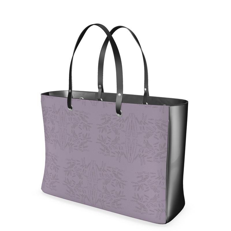 Approaching Christmas | Gifts | Women | Handbag | Stubble Muddle Design Black & Chatelle | Fragmentation Collection