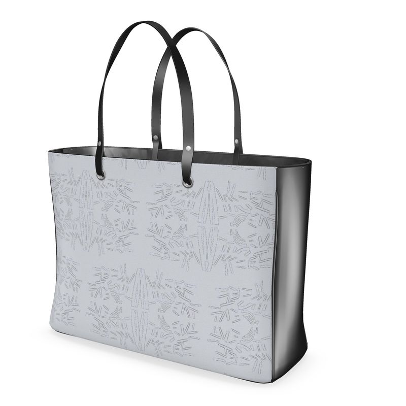 Approaching Christmas | Gifts | Women | Handbag | Stubble Muddle Design Black & Link Water | Fragmentation Collection