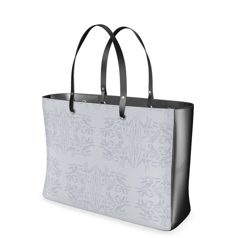 Approaching Christmas | Gifts | Women | Handbag | Stubble Muddle Design Black & Link Water | Fragmentation Collection