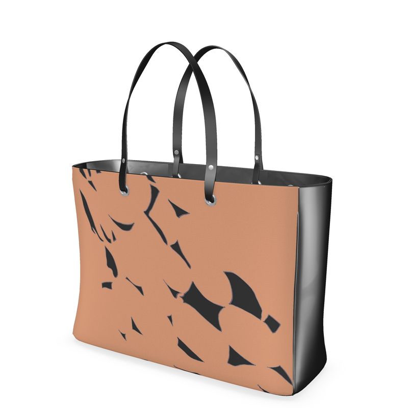 Approaching Christmas | Gifts | Women | Handbag | Tumbling Slivers Design Black & Feldspar | Fragmentation Collection