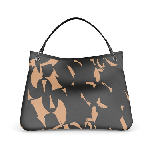 Approaching Christmas | Gifts | Women | Talbot Designer Slouch Bag | Tumbling Slivers Design Feldspar & Black | Fragmentation Collection