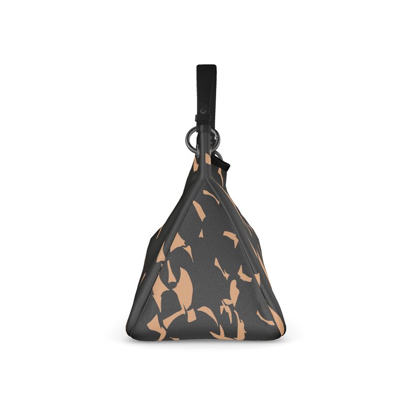 Approaching Christmas | Gifts | Women | Talbot Designer Slouch Bag | Tumbling Slivers Design Feldspar & Black | Fragmentation Collection